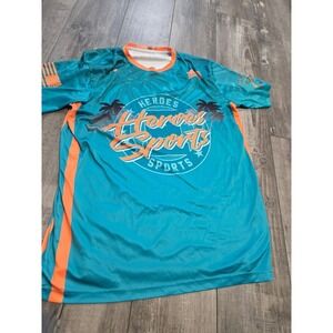 Heroes Sports Celebrity Sweat Grunt Style Performance Jersey Shirt Men's...